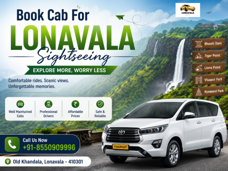 Book Cab For Lonavala Sightseeing