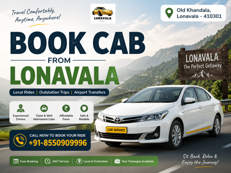 Book Cab For Lonavala