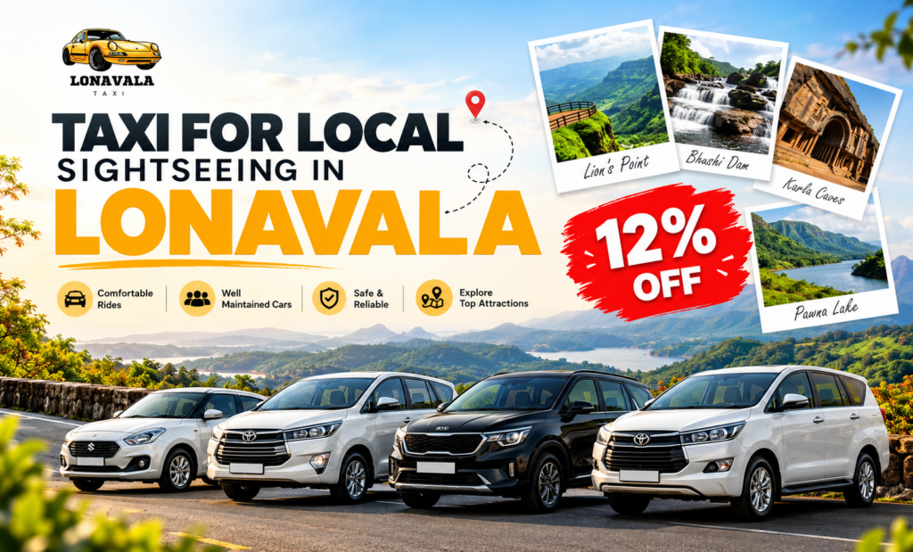 taxi for local sightseeing in lonavala